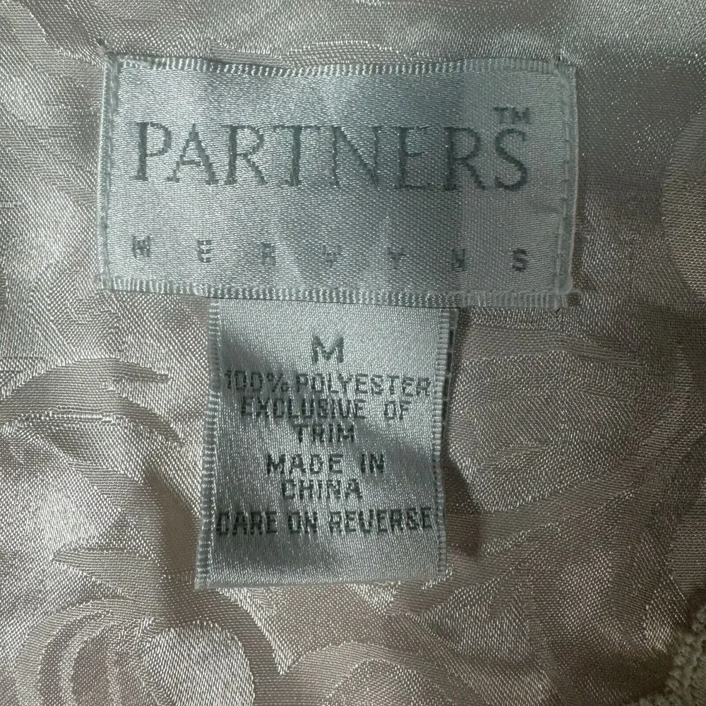 Vtg 80s Pink Satin Pajama Top‎ Medium Lace Jacquard Ballet Coquette Dainty Girly